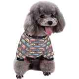 Camper Van Pattern Print Design 02 All Over Print Pet Dog Round Neck Fuzzy Shirt