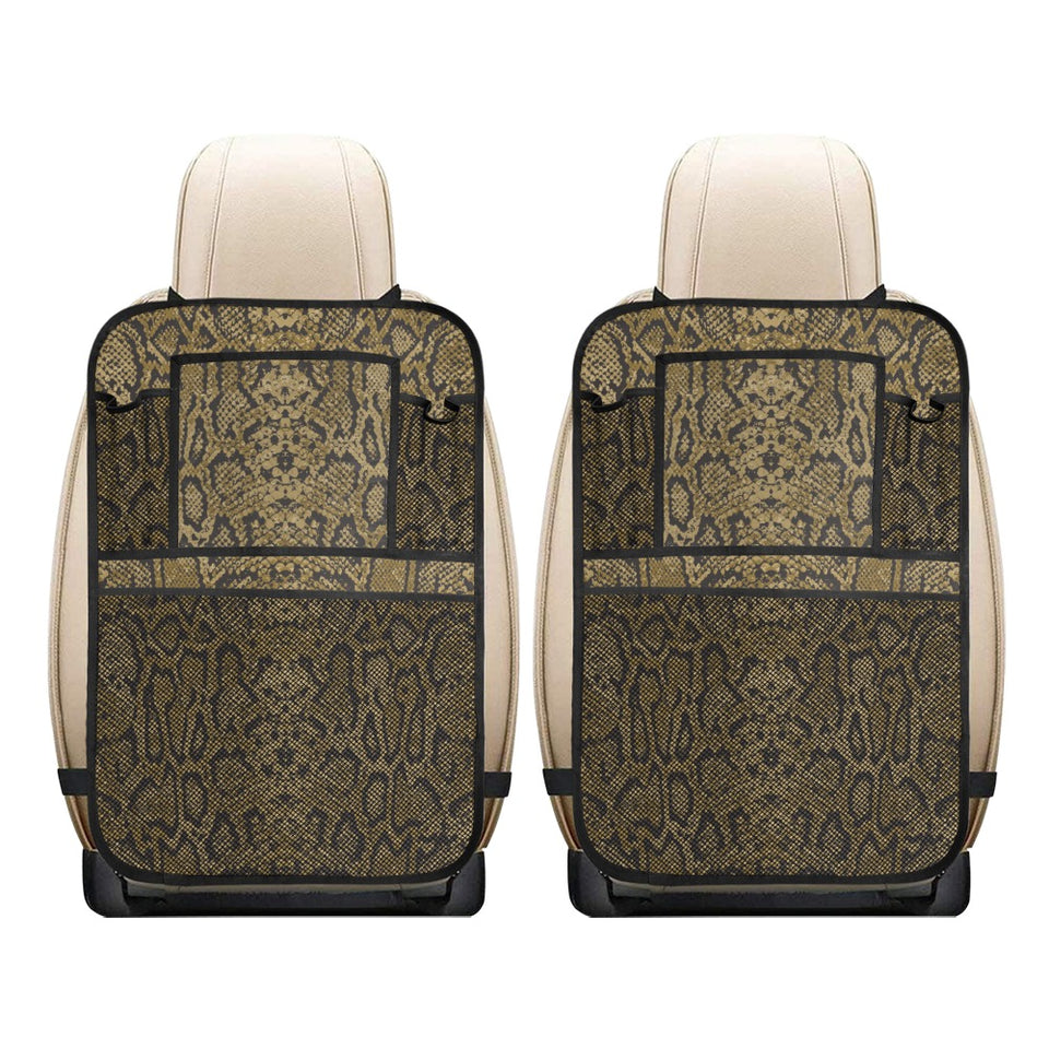 Snake skin pattern Car Seat Back Organizer
