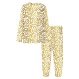 Rose Pattern Print Design 05 Women's All Over Print Pajama Set