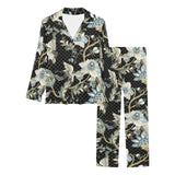 Japanese crane ornament elements Women's Long Pajama Set