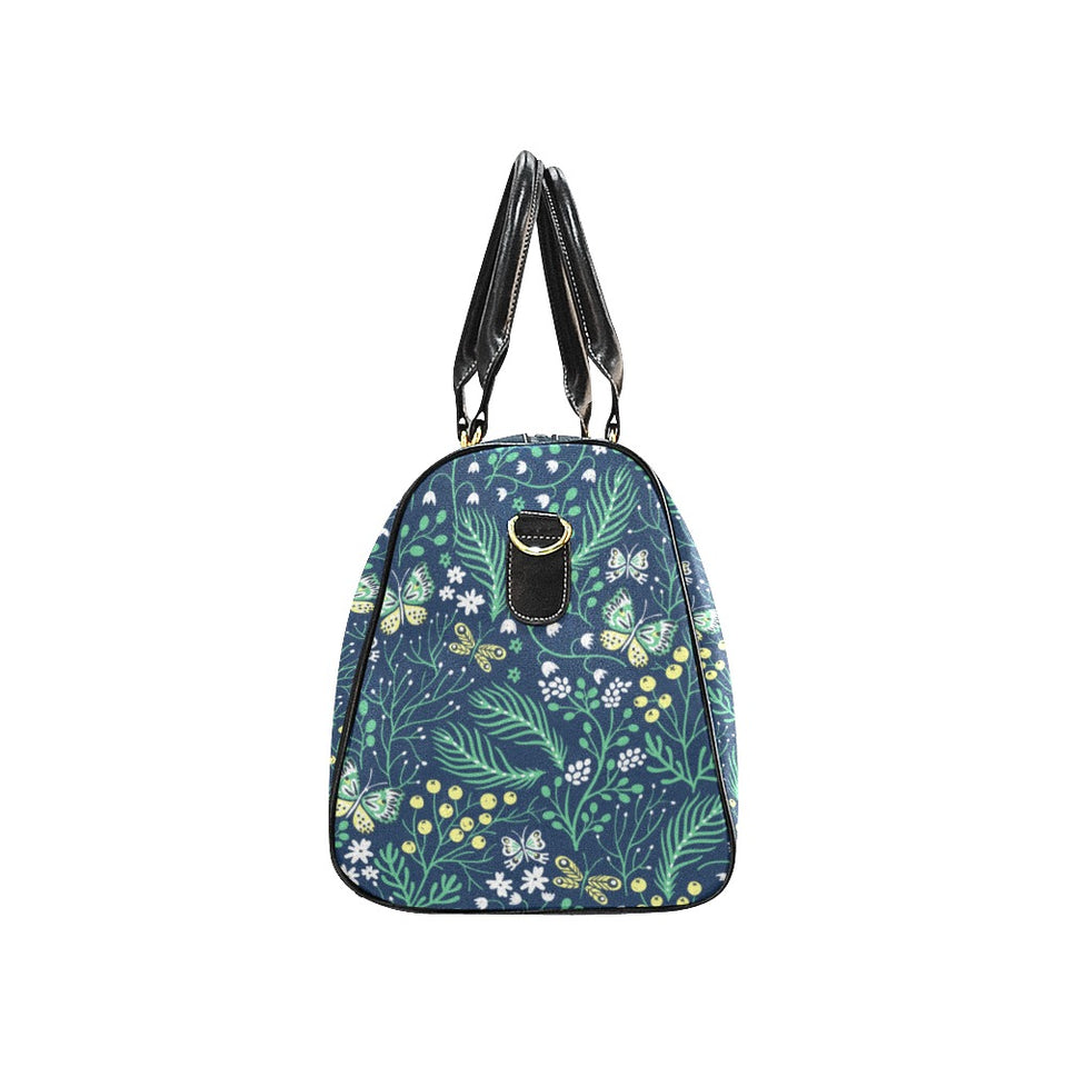 butterfly leaves pattern Travel Bag