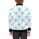 Watercolor starfish pattern Kids' Boys' Girls' Bomber Jacket