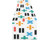 Math Pattern Print Design 05 Table Runner