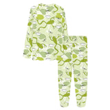 Cute frog dragonfly pattern Women's All Over Print Pajama Set