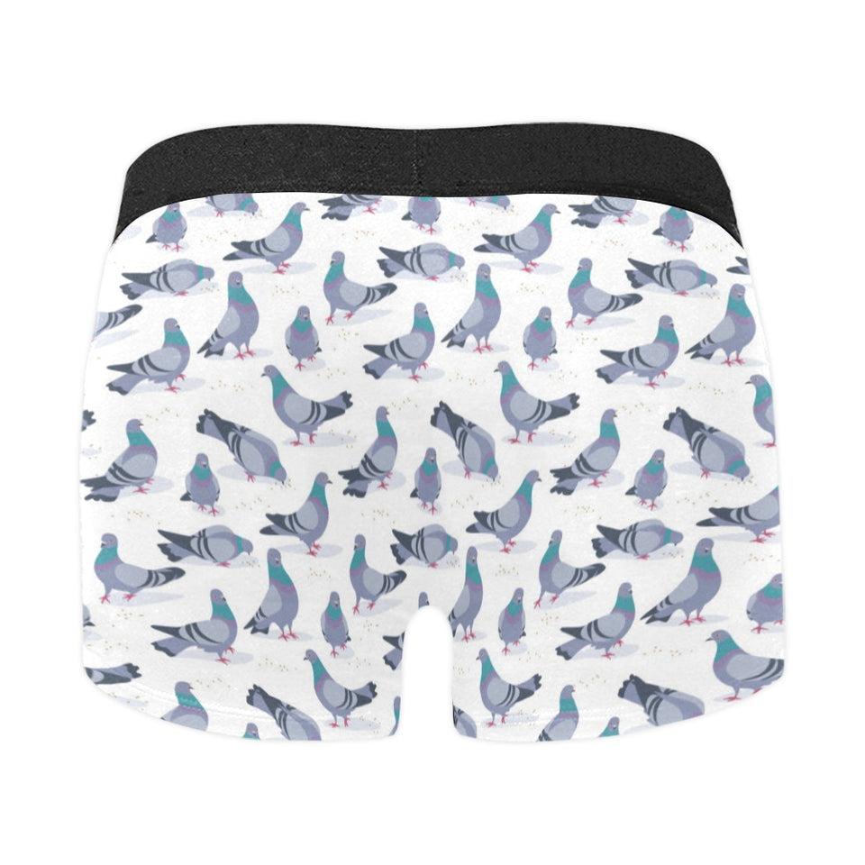 Pigeon Pattern Print Design 03 Men's All Over Print Boxer Briefs Men's Underwear