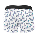 Pigeon Pattern Print Design 03 Men's All Over Print Boxer Briefs Men's Underwear
