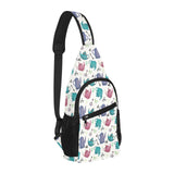 Tea pots Pattern Print Design 05 All Over Print Chest Bag