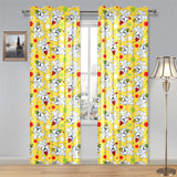 Yorkshire Terrier Pattern Print Design 05 Gauze Curtain