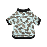 Eagle Pattern Print Design 01 All Over Print Pet Dog Round Neck Fuzzy Shirt