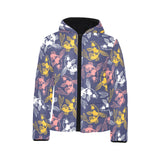 Koi Fish Carp Fish pattern Kids' Boys' Girls' Padded Hooded Jacket