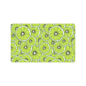 Slices of Lime design pattern Doormat