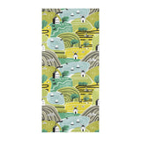 Hand drawn windmill pattern Beach Towel