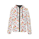 Canada Pattern Print Design 03 Women's Padded Hooded Jacket