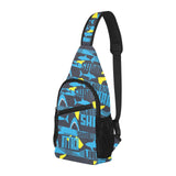 Shark dangerous All Over Print Chest Bag