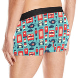 British Pattern Print Design 04 Men's All Over Print Boxer Briefs Men's Underwear