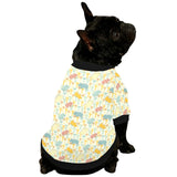 Hippopotamus Pattern Print Design 04 All Over Print Pet Dog Round Neck Fuzzy Shirt
