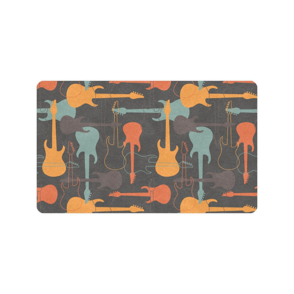 electric guitars pattern Doormat