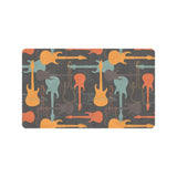 electric guitars pattern Doormat