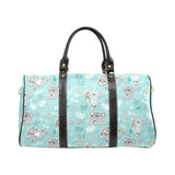 Cute koalas blue background pattern Travel Bag