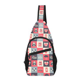 British Pattern Print Design 05 All Over Print Chest Bag