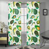 Avocado design pattern Gauze Curtain