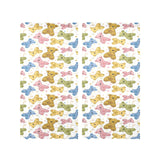 Teddy Bear Pattern Print Design 01 Gauze Curtain