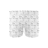 Bull Terrier Pattern Print Design 02 Men's Swimming Trunks