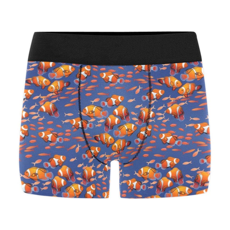 Clown Fish Pattern Print Design 04 Men's All Over Print Boxer Briefs Men's Underwear