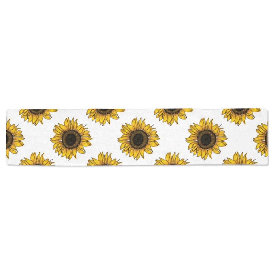 sunflowers design pattern Table Runner