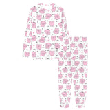 Pig Pattern Print Design 03 Women's All Over Print Pajama Set