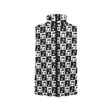 Music Notes Pattern Print Design 01 Men's Padded Vest