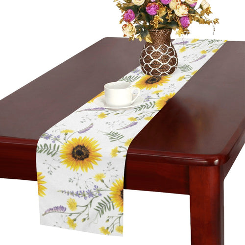 beautiful sunflowers pattern Table Runner