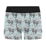 Lovely Sea Otter Pattern Men's All Over Print Boxer Briefs Men's Underwear