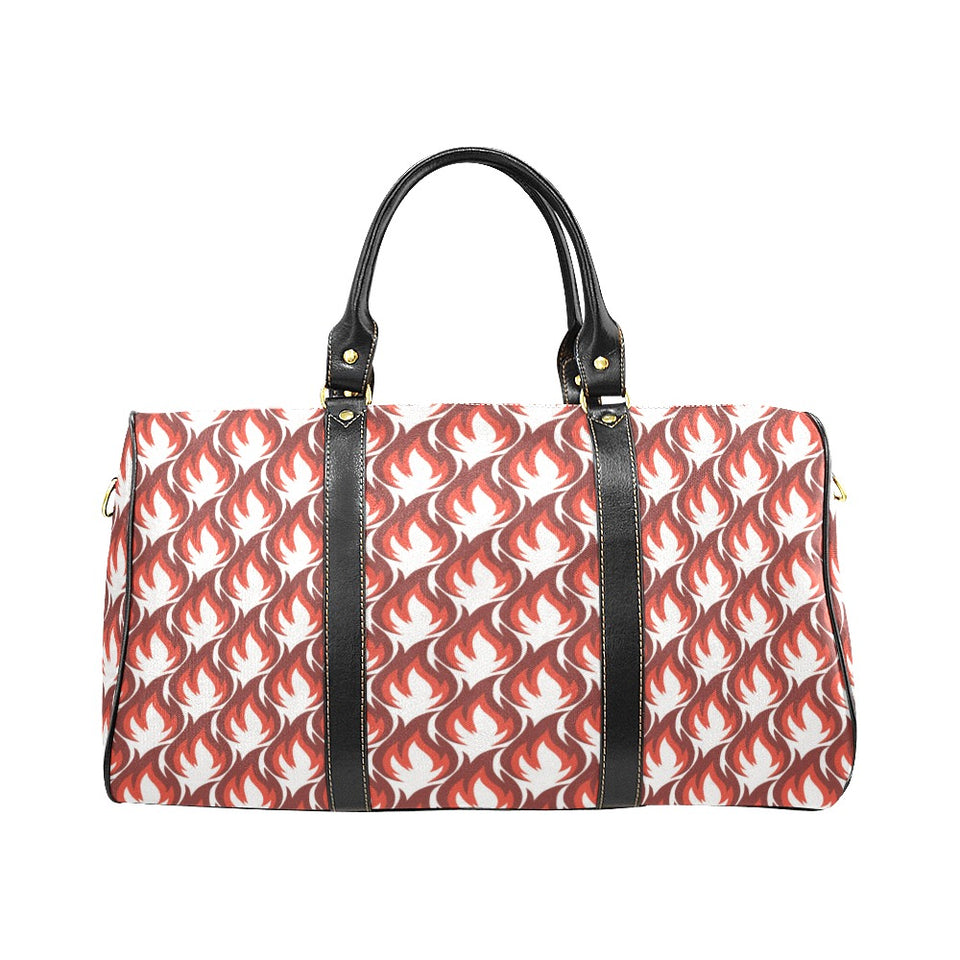 Fire flame symbol design pattern Travel Bag