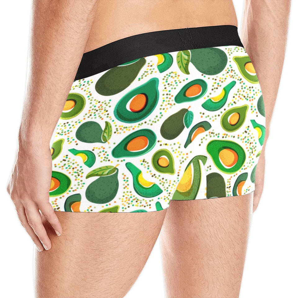 Avocado design pattern Men's All Over Print Boxer Briefs Men's Underwear