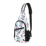 Butterfly pattern All Over Print Chest Bag