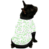 Chemistry Periodic Table Pattern Print Design 03 All Over Print Pet Dog Round Neck Fuzzy Shirt