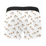 Jack Russel Pattern Print Design 04 Men's All Over Print Boxer Briefs Men's Underwear