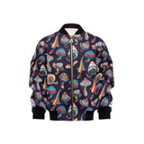 Colorful mushroom pattern Kids' Boys' Girls' Bomber Jacket