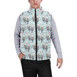 Lovely Sea Otter Pattern Men's Padded Vest