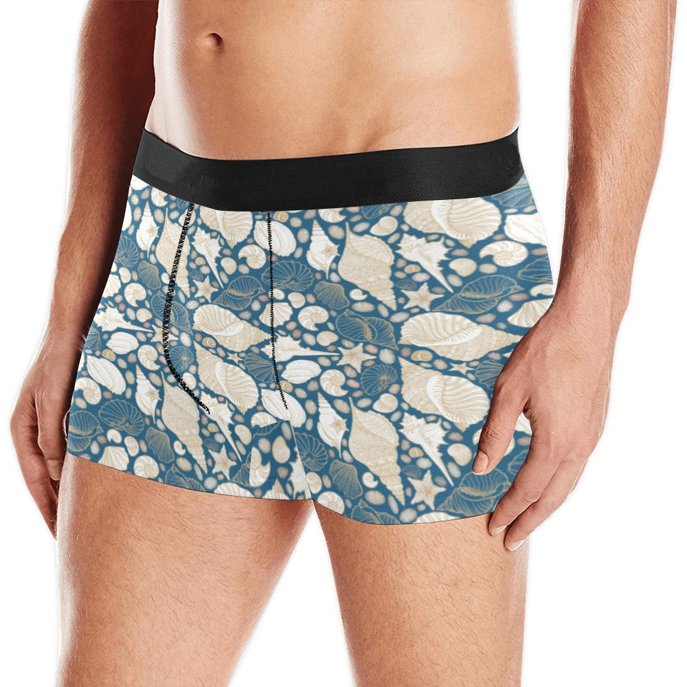 Sea turtle Polynesian Tribal design pattern Men's All Over Print Boxer Briefs Men's Underwear