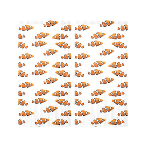Clown Fish Pattern Print Design 03 Gauze Curtain