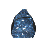 Night sky star pattern All Over Print Chest Bag