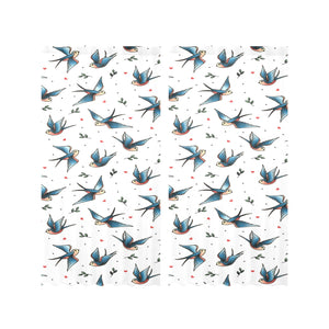 Swallow Pattern Print Design 04 Gauze Curtain