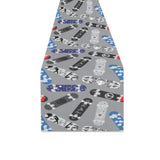 Skate Board Pattern Print Design 03 Table Runner