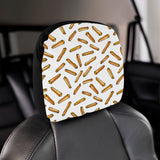 French fries potato pattern Car Headrest Cover