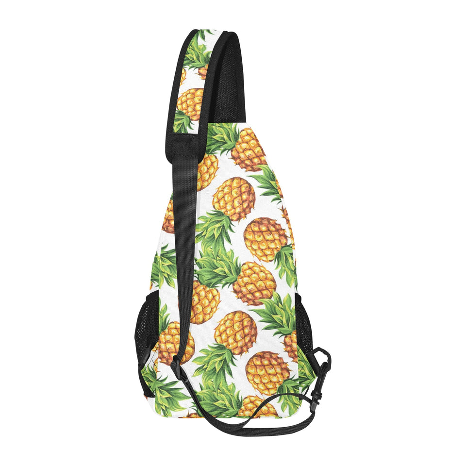 Pineapples design pattern All Over Print Chest Bag