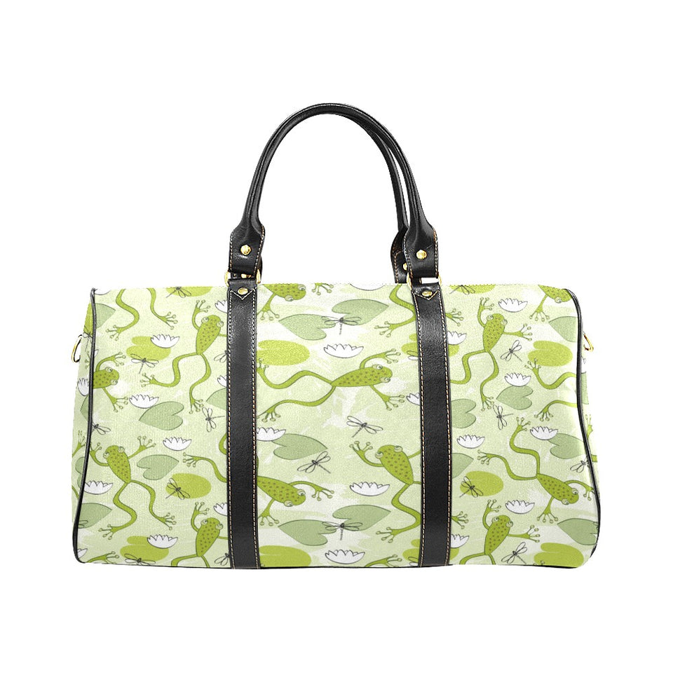 Cute frog dragonfly pattern Travel Bag