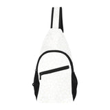 arabic white pattern All Over Print Chest Bag