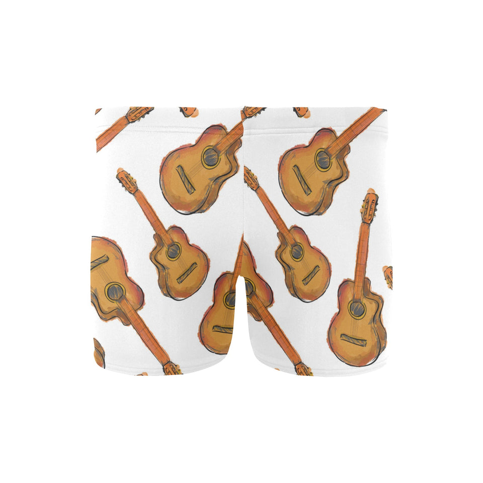 Paint Guitar Pattern Men's Swimming Trunks